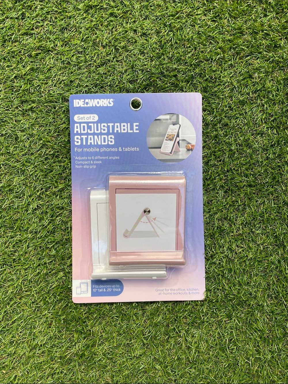 Rose Gold & White Adjustable Phone & Tablet Stands - Set of 2